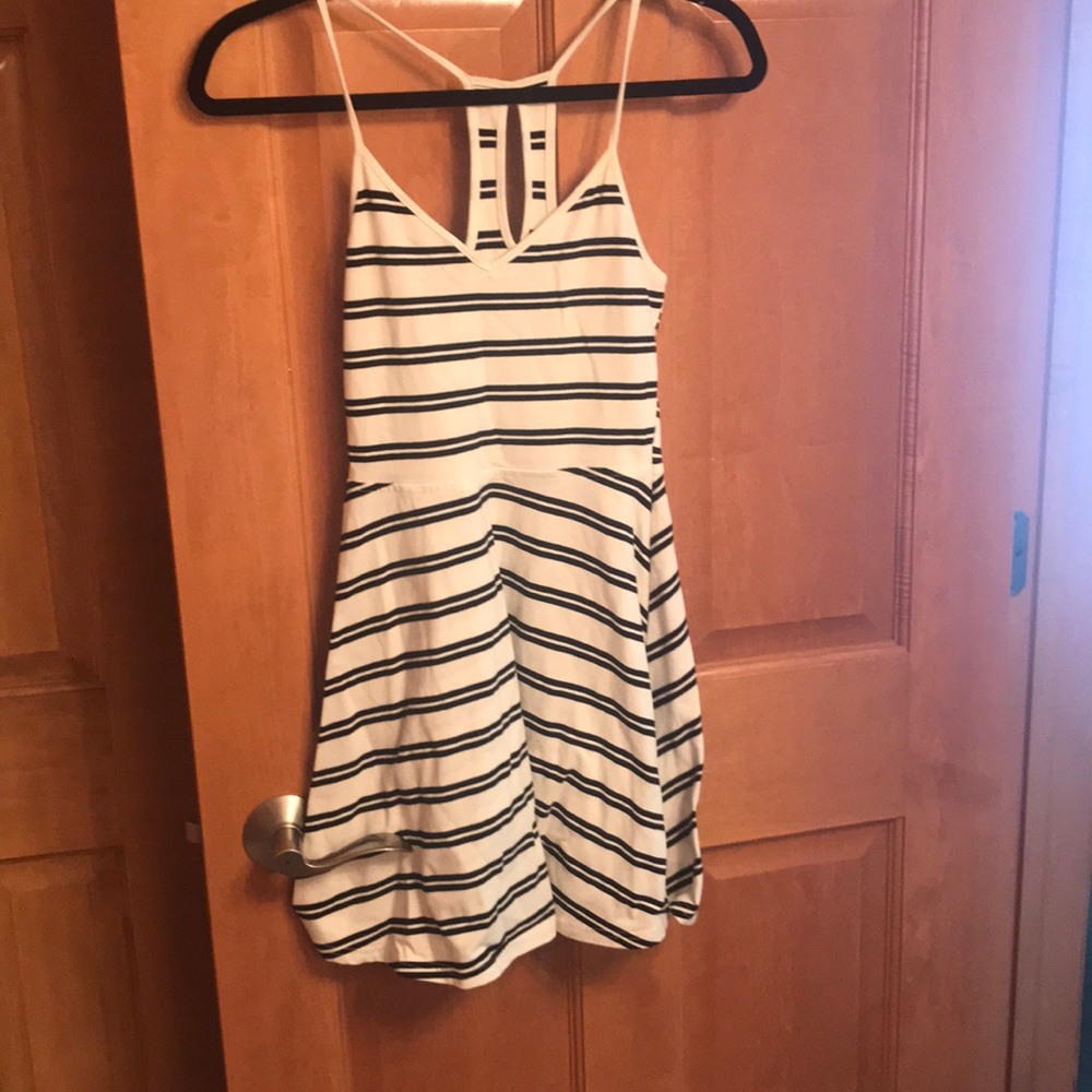 Striped skater dress